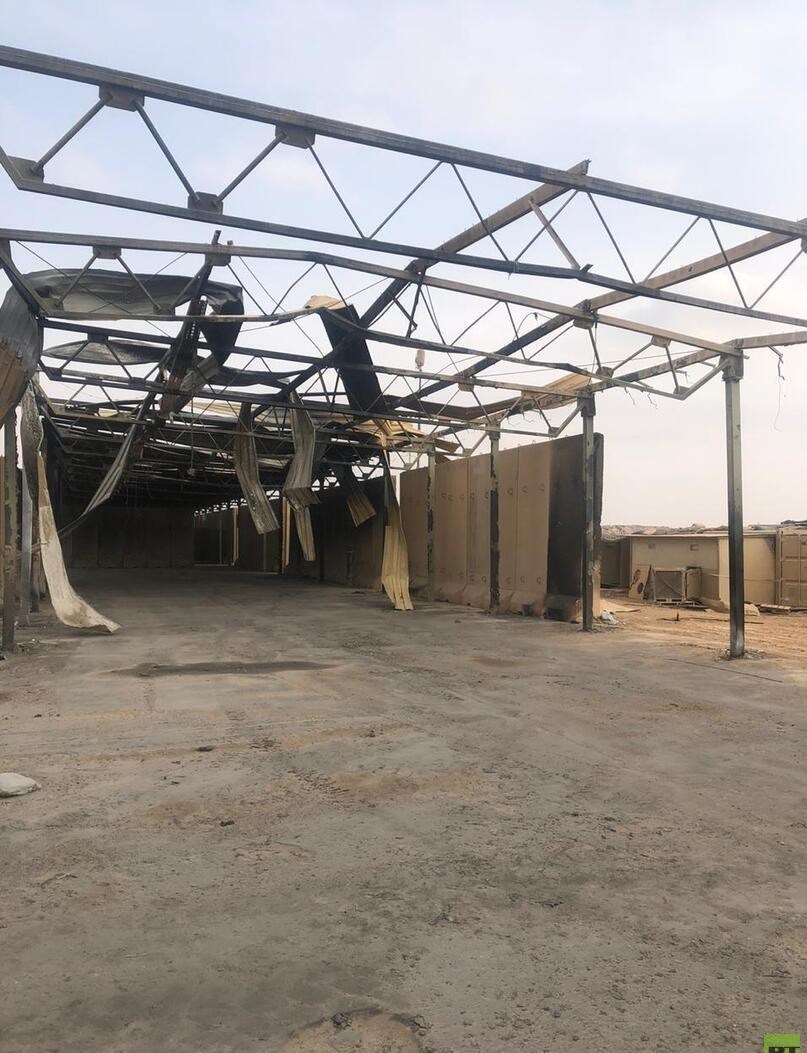 تصاویر یک رسانه روسی از پایگاه عین‌ الاسد آمریکا