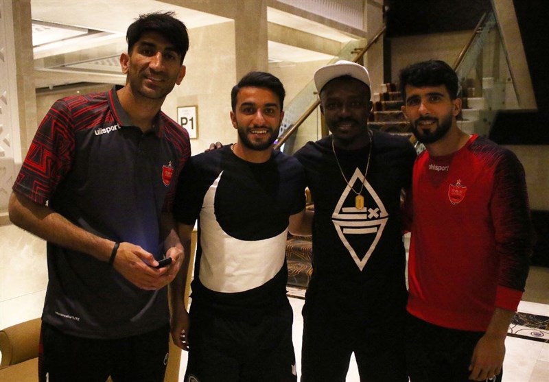 (عکس) حضور گادوین منشا در اردوی پرسپولیس