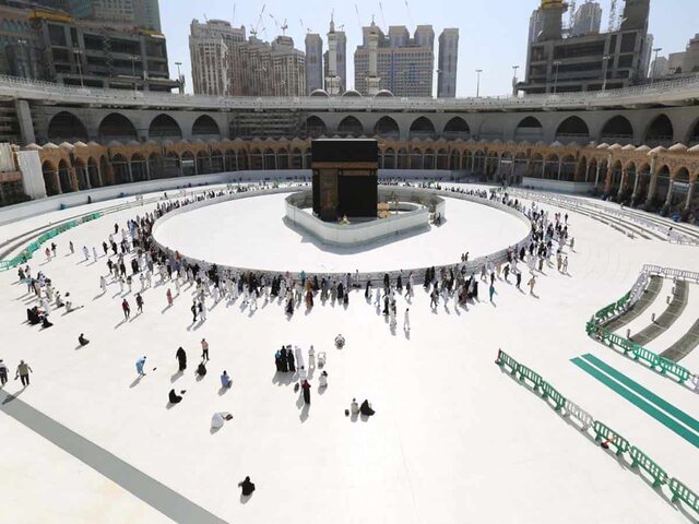 (تصاویر) تغییرات در اطراف کعبه مقدس در آستانه ماه رمضان
