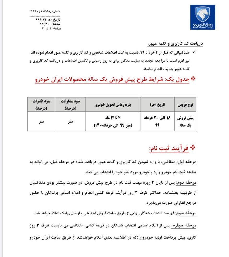 فروش ایران خودرو فروش ایران خودرو