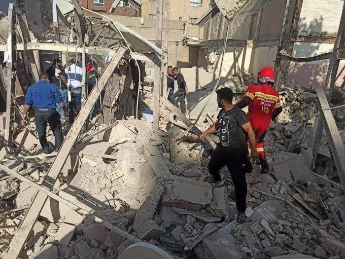 انفجار گاز در بازار عامری اهواز