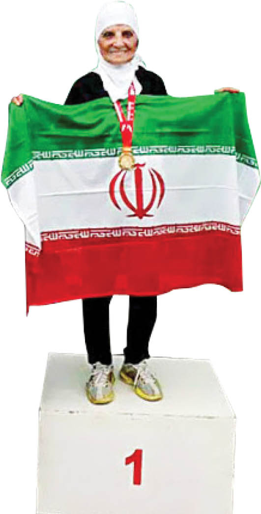 مادر بزرگ ایرانی قهرمان ماراتن دبی شد!