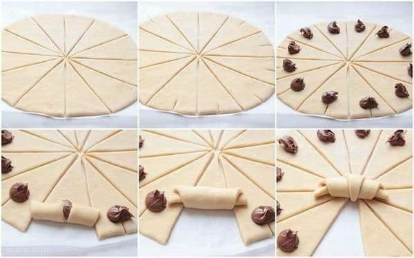 طرز تهیه نان کروسان مناسب صبحانه و عصرانه دستور پخت کروسان