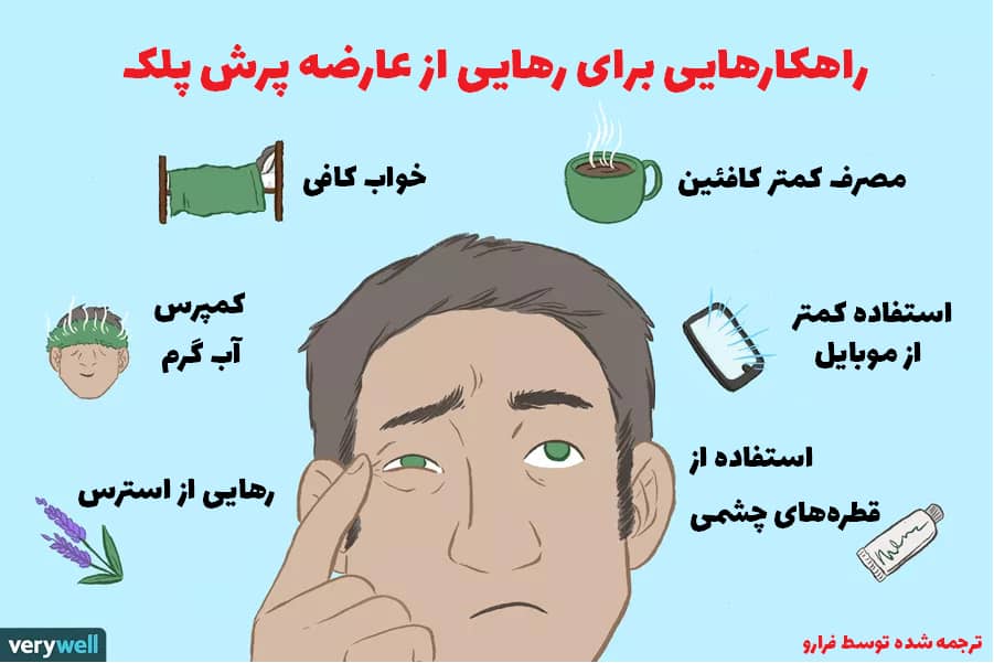 پرش پلک و هرآنچه که باید درباره آن بدانید درمان
