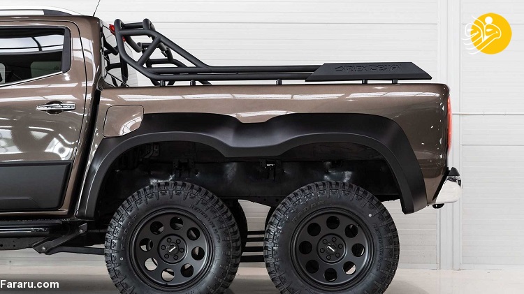 پیکاپ بنز X-Class 6X6 (تصاویر) وانت وحشی و شش چرخ بنز