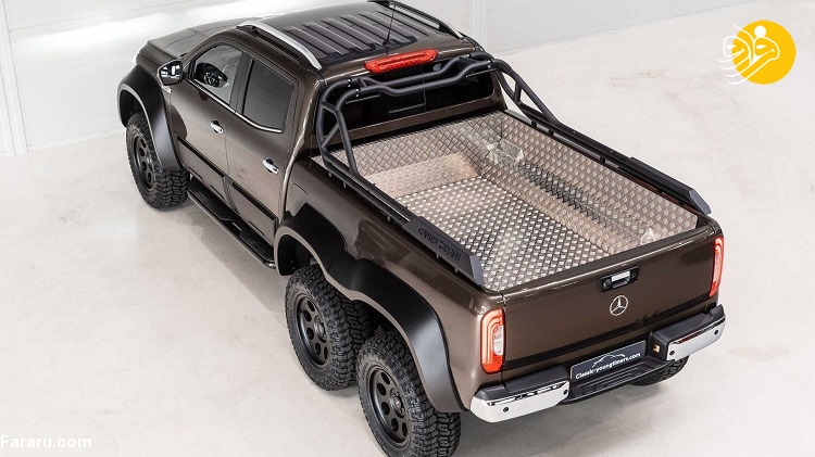 پیکاپ بنز X-Class 6X6 (تصاویر) وانت وحشی و شش چرخ بنز