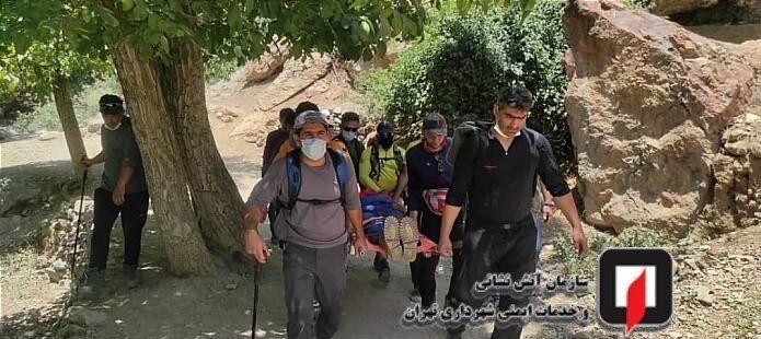 (تصاویر) کشف جسد مرد میانسال در ارتفاعات درکه