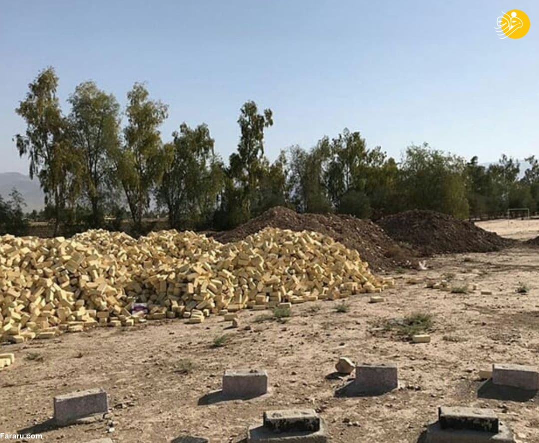 (تصاویر) ساخت و ساز در حریم محوطه‌ باستانی دارابگرد