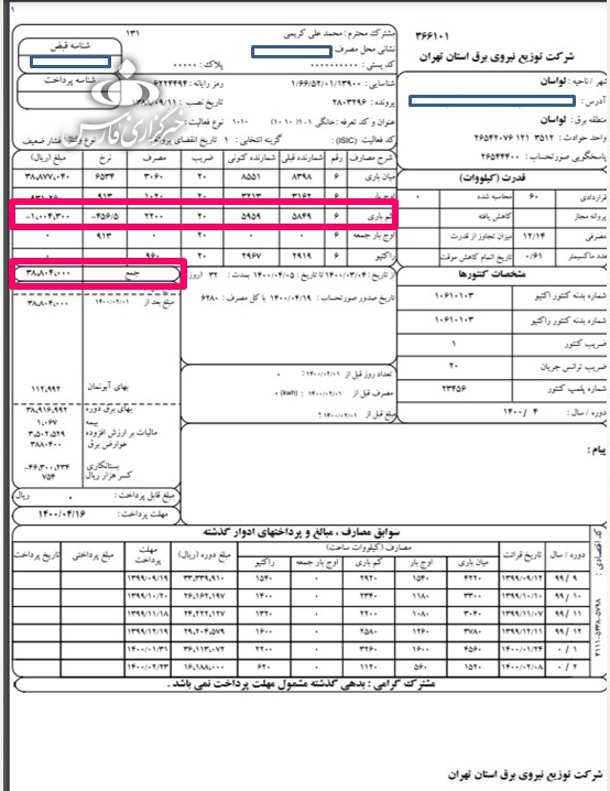 جنجال قبض برق علی کریمی