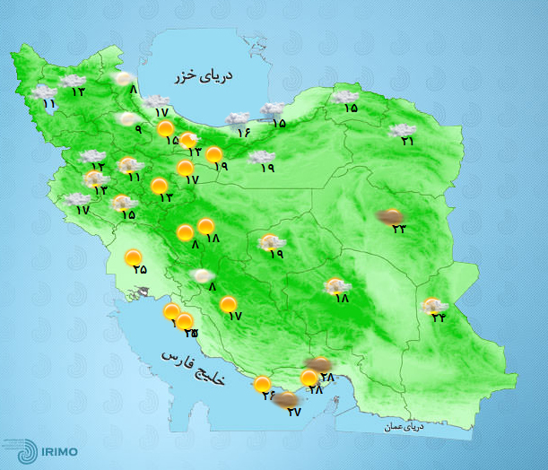 آب و هوای کشور 
