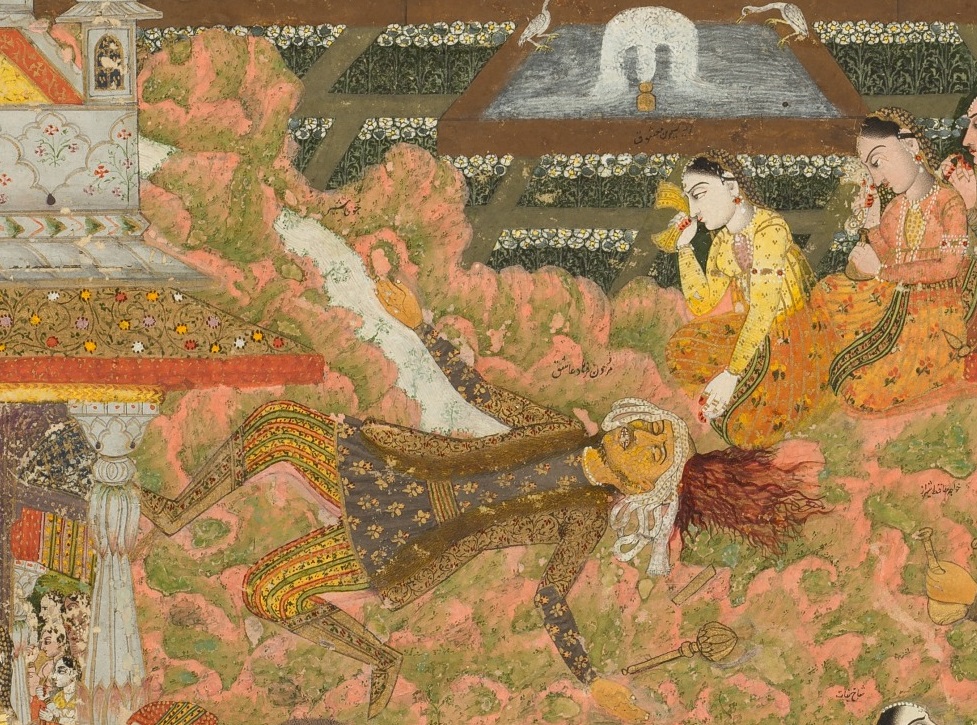 خواجه حافظ و شاخ نبات در نگارۀ «عاشقان و معشوقان»