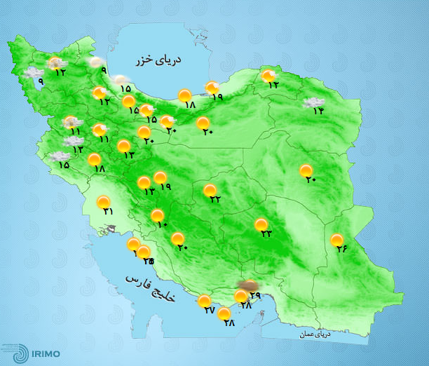 آب و هوای کشور 