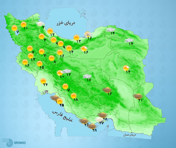 آب و هوای ایران 