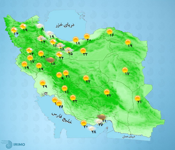 آب و هوای ایران 