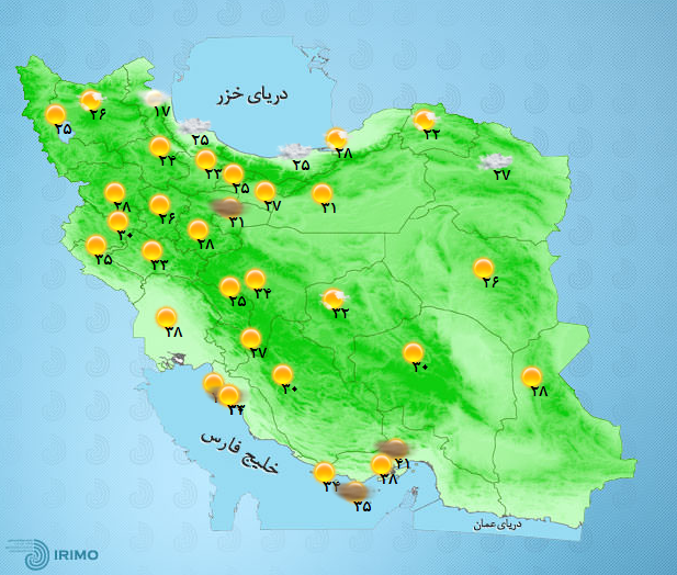 آب و هوای کشور