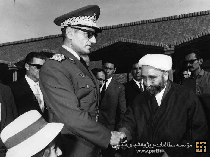 (تصاویر) استقبال قطب دروایش گنابادی از محمدرضا شاه