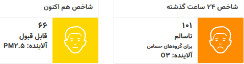 آلودگی تهران 