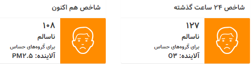 آلودگی تهران