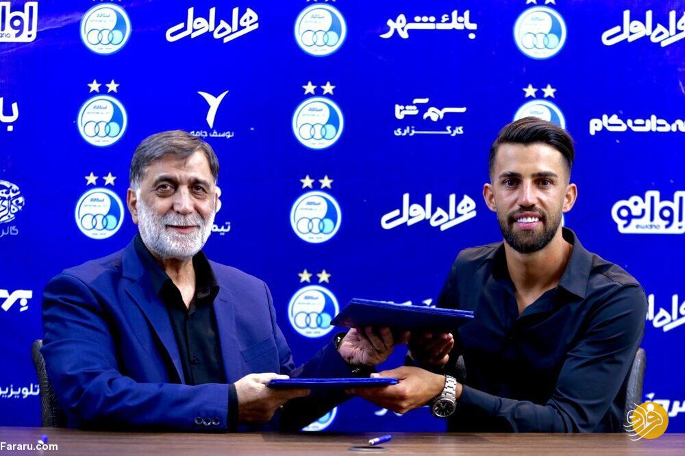 (عکس) پایان شایعات؛ هافبک جدایی‌طلب استقلال، تمدید کرد