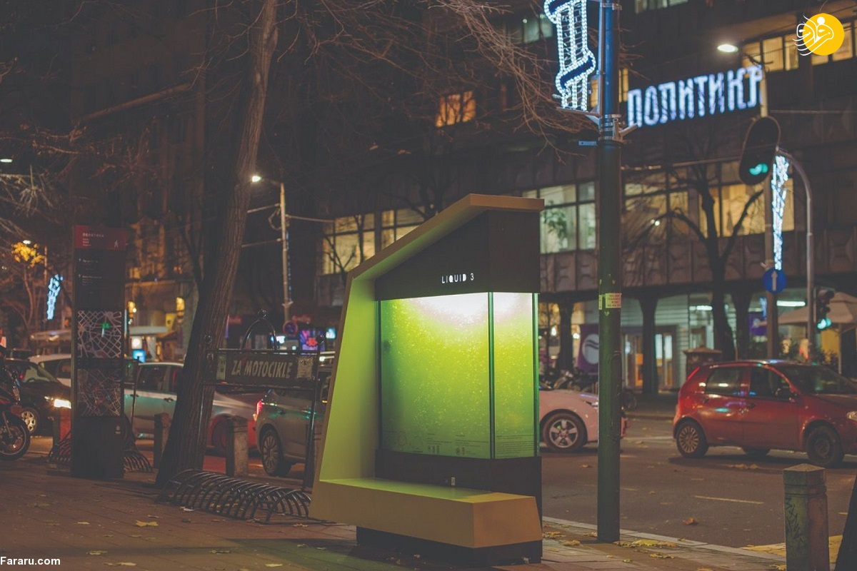 (تصاویر) ماجرای نصب درختان مایع بیوتکنولوژیکی در اصفهان