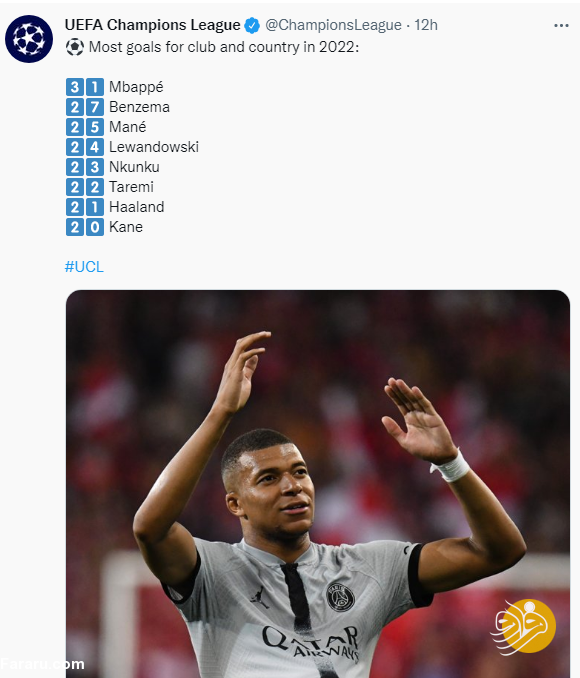 (عکس) مهدی طارمی بالاتر از ارلینگ هالند و هری کین