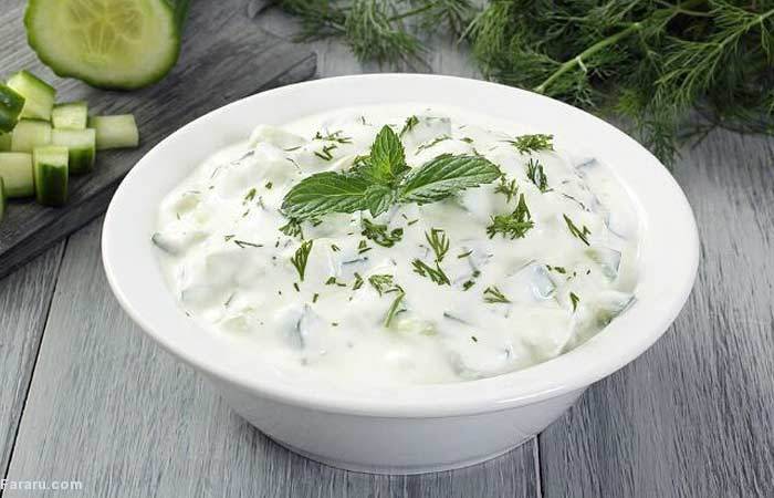 بورانی کدو سبز