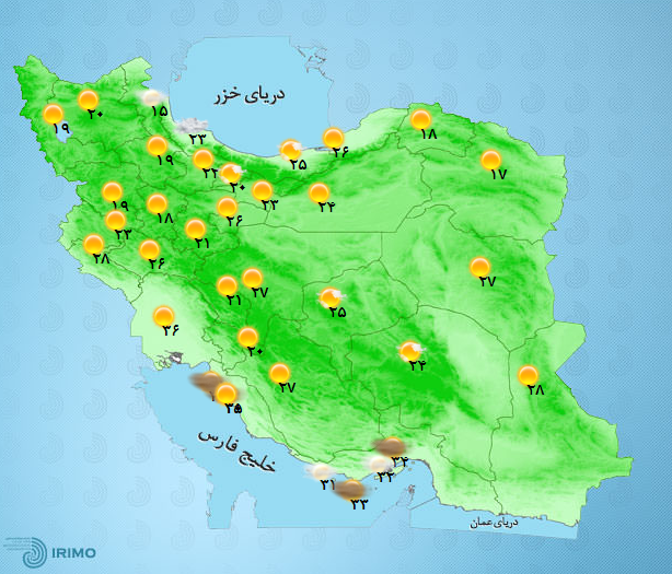 آب و هوای کشور