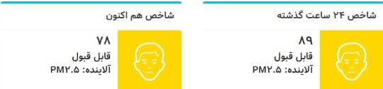 آلودگی هوای تهران