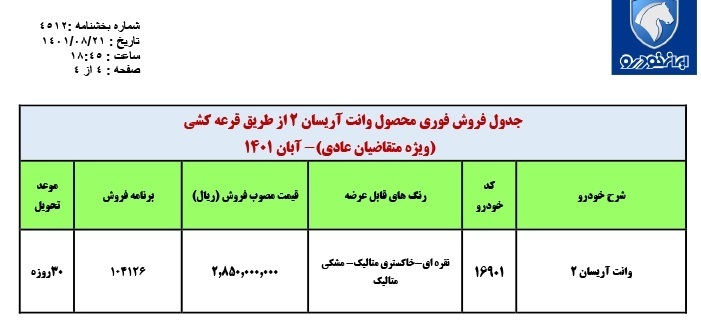 جدول