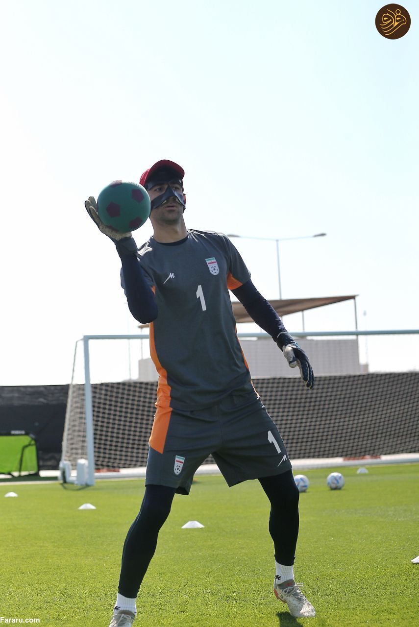 (تصاویر) ظاهر جدید بیرانوند پس از مصدومیت