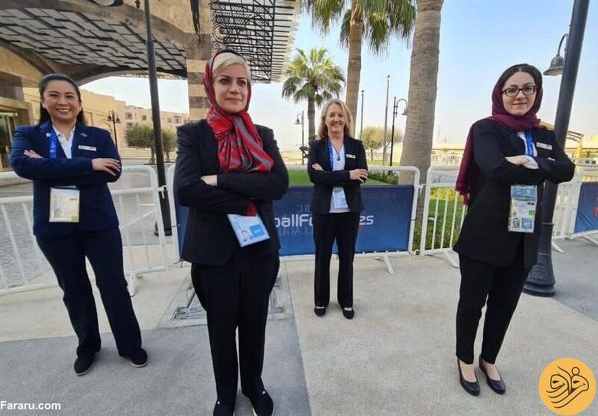 (عکس) یک زن ایرانی هماهنگ‌کننده پزشکی بازی ایران و آمریکا