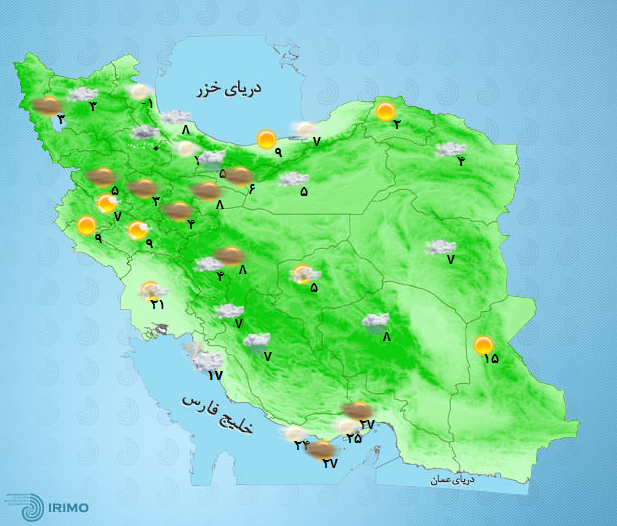 آب و هوای کشور