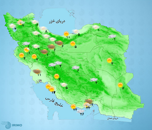 آب و هوای کشور