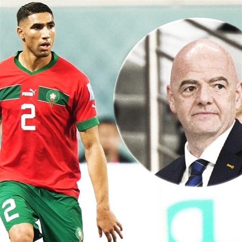 حکیمی از اینفانتینو عذرخواهی کرد