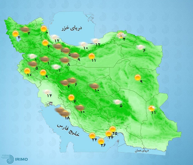 آب و هوای کشور