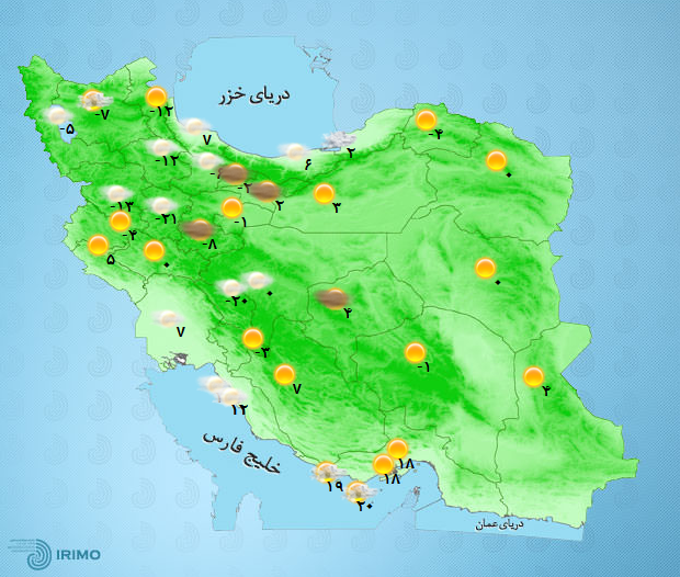 آب و هوای کشور