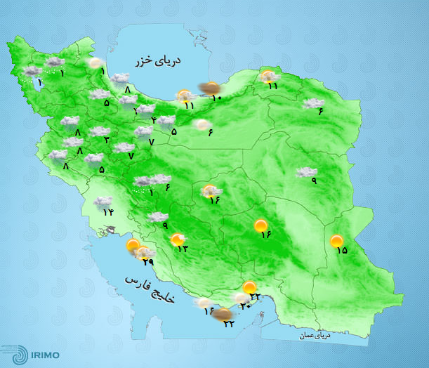 آب و هوای کشور