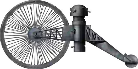 «تصویر» تانک تزار؛ هیولای روسی که سه چرخ دارد