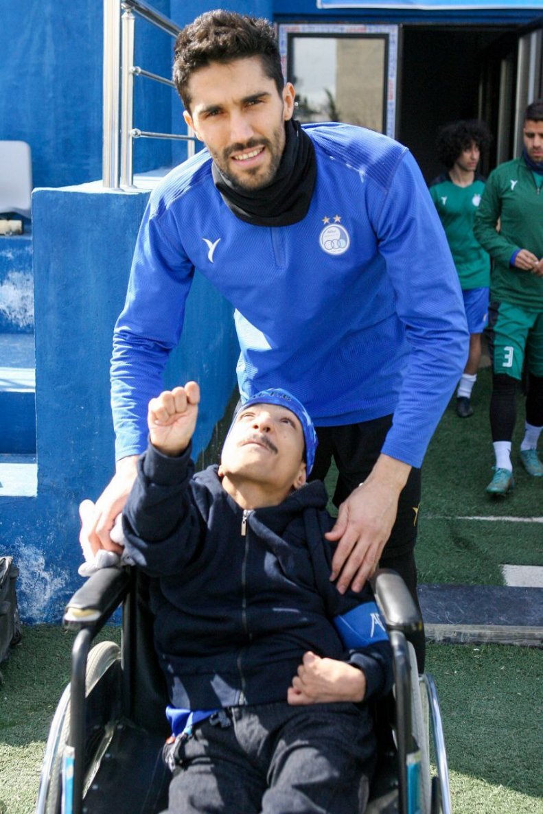 مهمان ویژه در تمرین امروزاستقلال