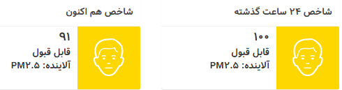 آلودگی هوای تهران