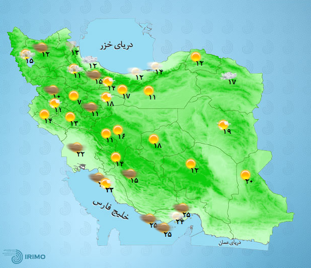 آب و هوای کشور