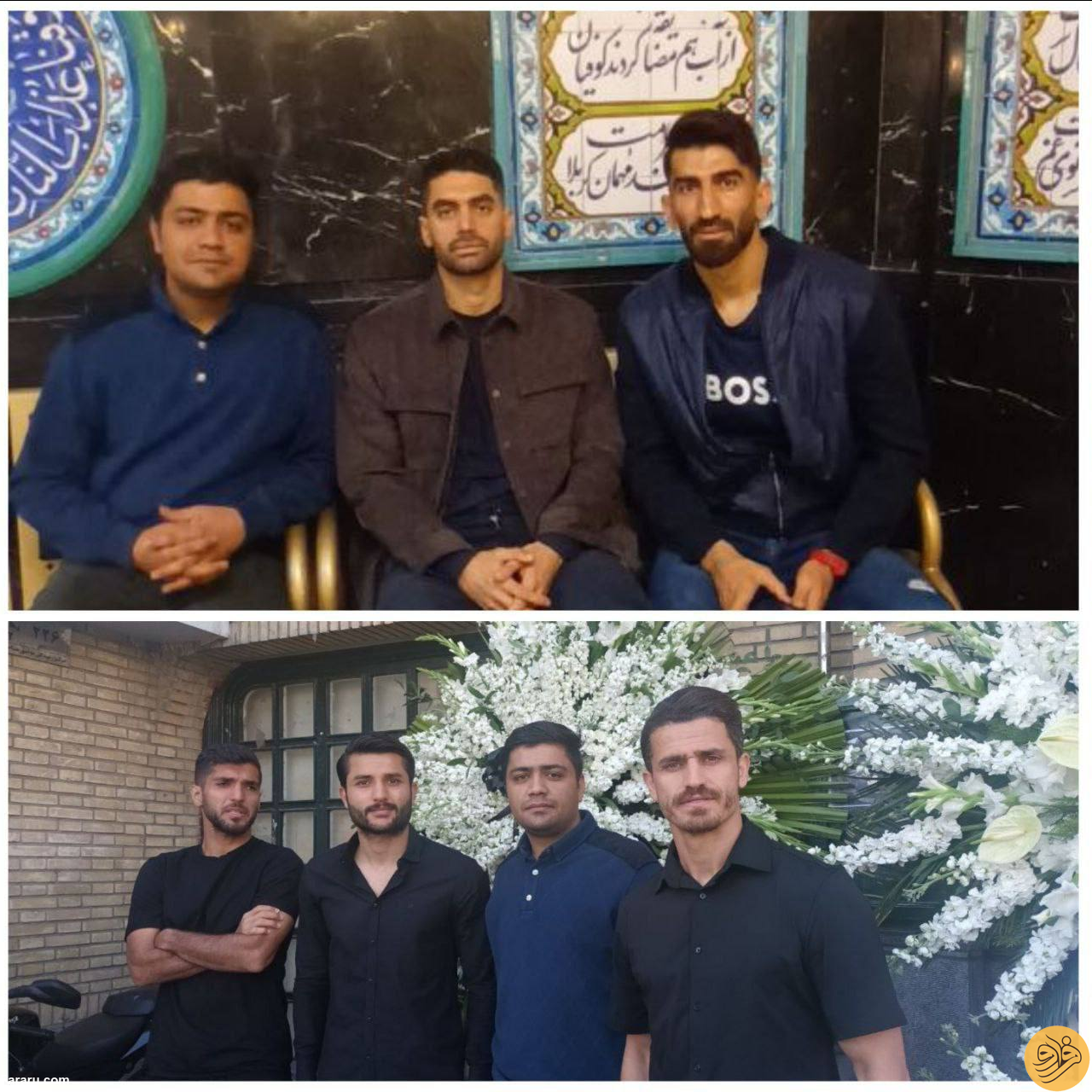 (عکس) همدردی جمعی از بازیکنان با وریا غفوری