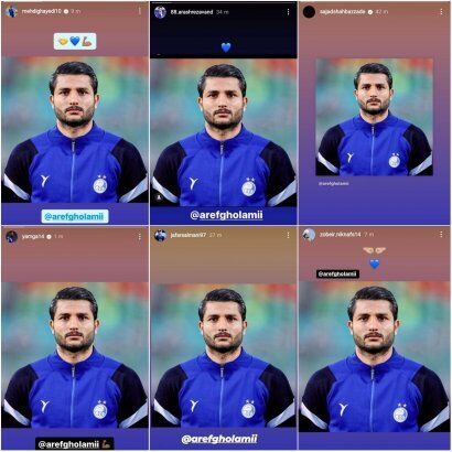 (عکس) استقلالی‌ها و حمایت از ستاره مغضوب در برابر مدیریت