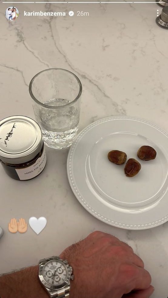 افطاری خبرساز کریم بنزما در ماه رمضان