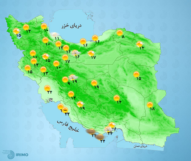 آب و هوای کشور