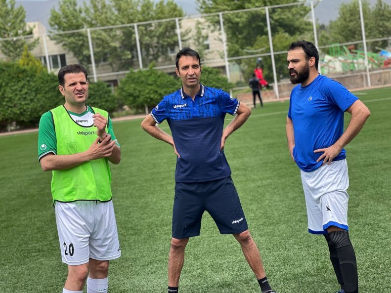 (عکس) عنایتی و وریا میهمان یاران فردوسی‌پور در کمپ