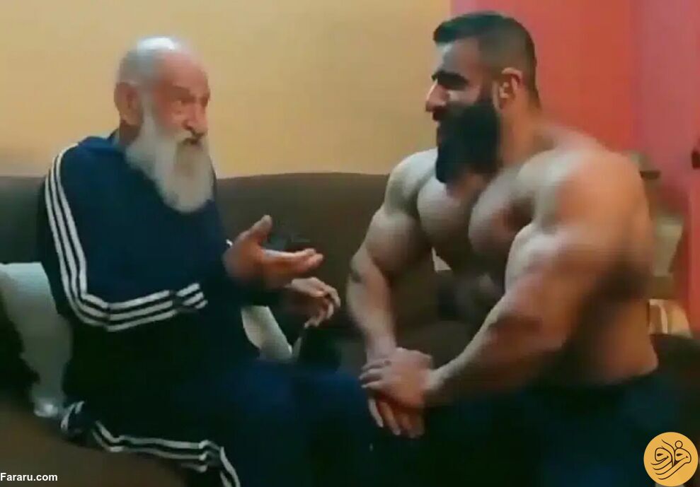 (عکس) تصویری جالب از هادی چوپان در کنار خلیل عقاب