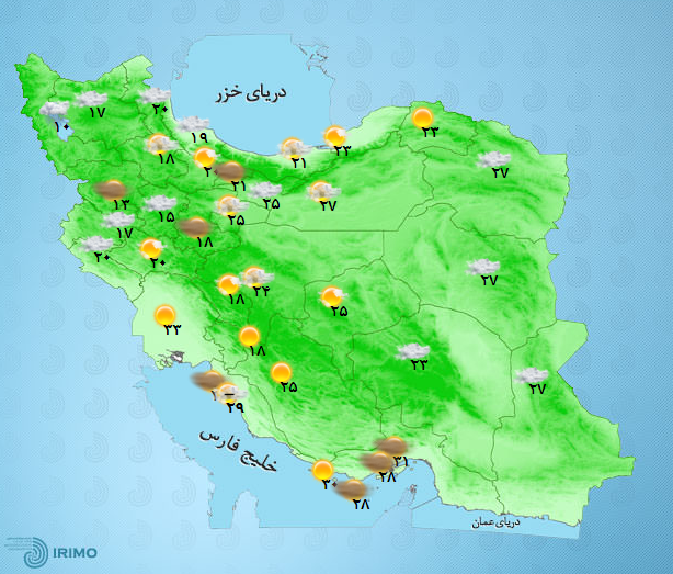 آب و هوای کشور
