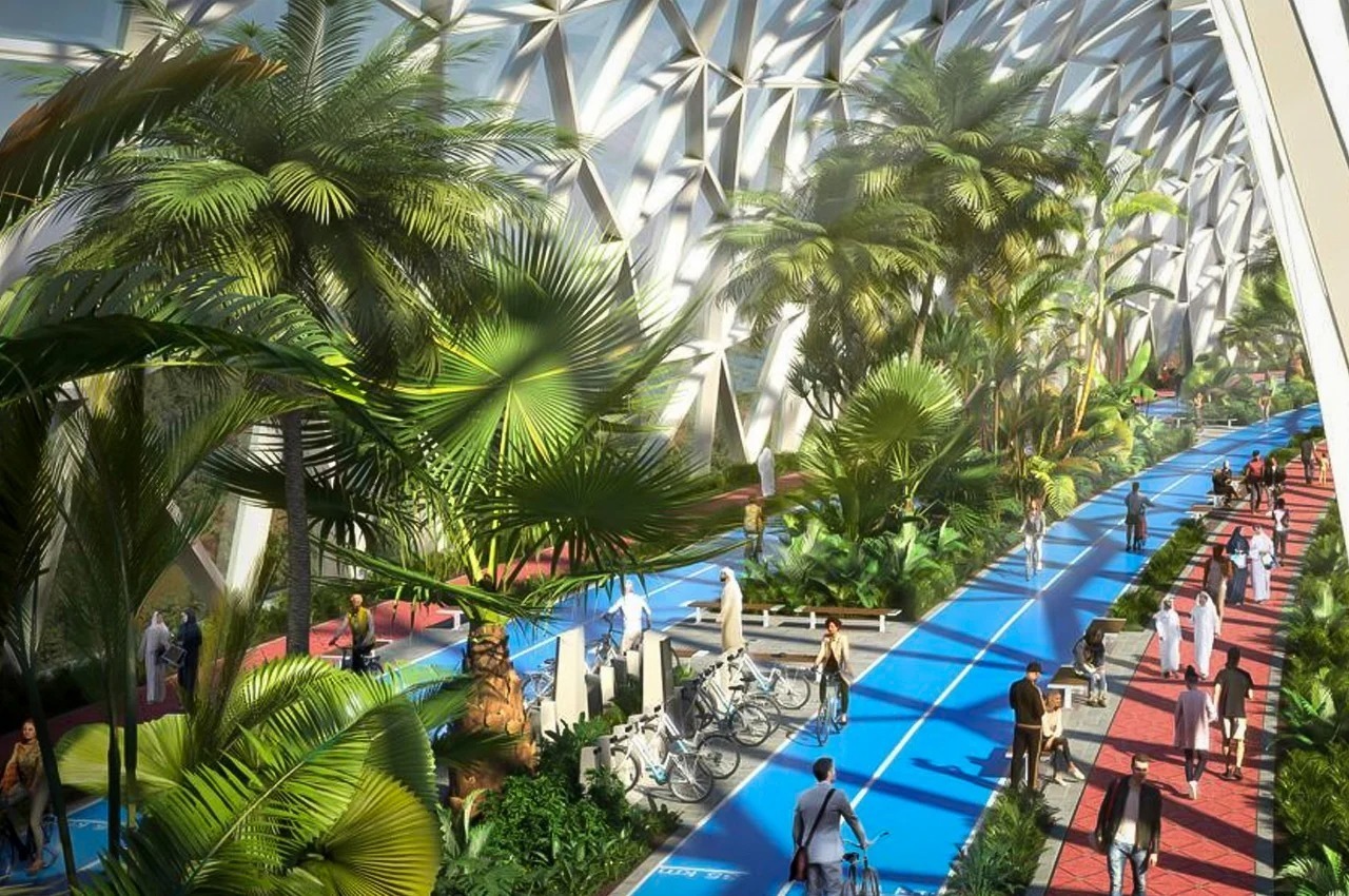 (تصاویر) لوپ؛ هوشمندترین زیرساخت پیاده‌روی و دوچرخه‌سواری جهان در دبی