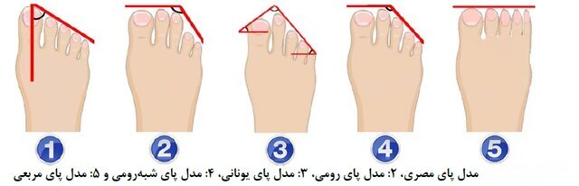 شناسایی شکل پای ایرانی‌ها
